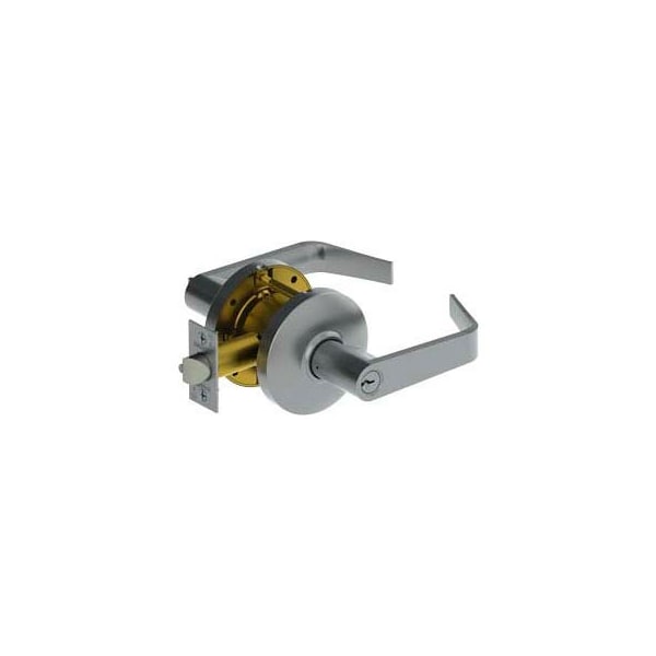 Hager Companies 3553 Grade 2 Cylindrical Lock - Entry 2-3/4" Us26d Arc Nc Asa Ic 355302N26D000A0NA00C - main